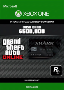 GTA Online Bull Shark Cash Card – $500,000 Xbox
