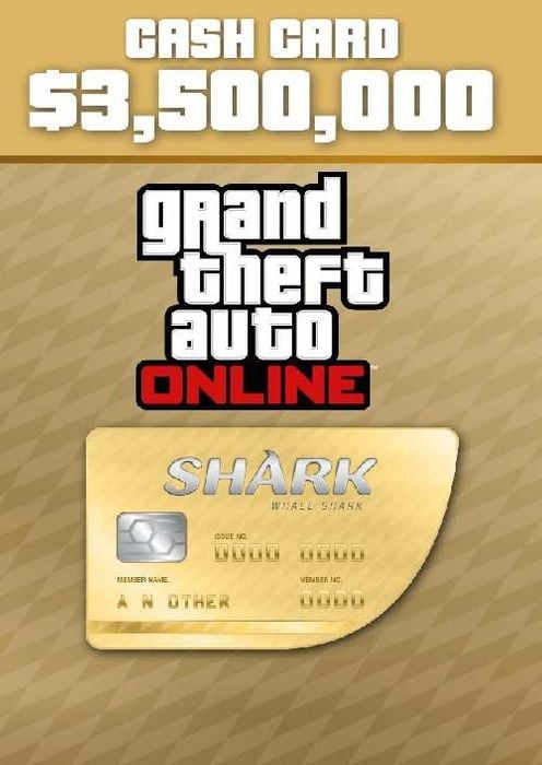 GTA V 5 Whale Shark Cash Card – Xbox One Digital Code