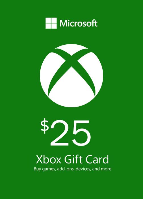 Microsoft Gift Card – $25